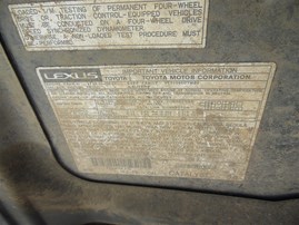 1997 LEXUS LX 450 BLACK 4.5 AT 4WD Z20101